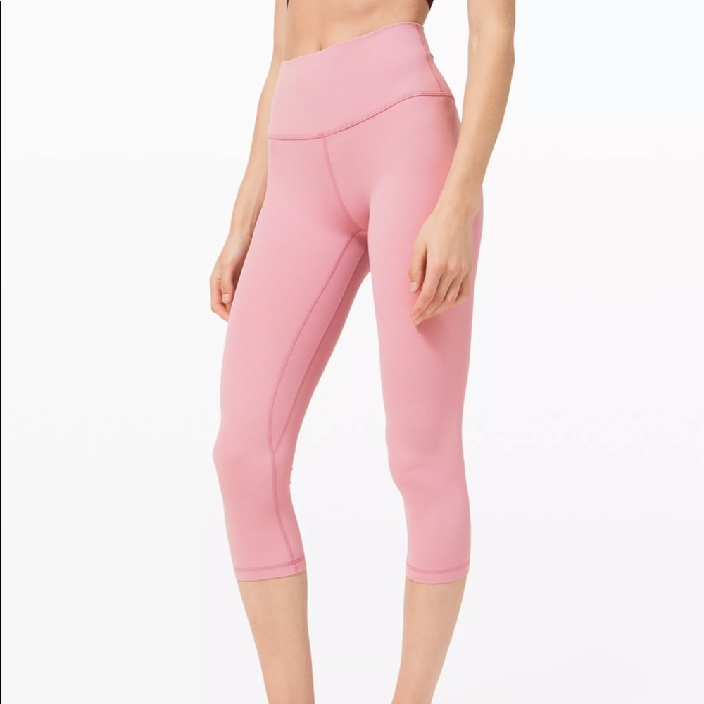 Lululemon Align 21 inch Crop in Pink Taupe